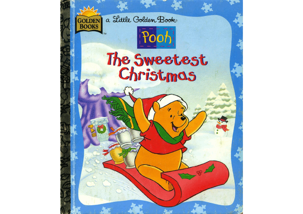 名家精选英语绘本Little Golden Book Pooh - The Sweetest Christmas (GOLIATHscans).pdf,第1页预览