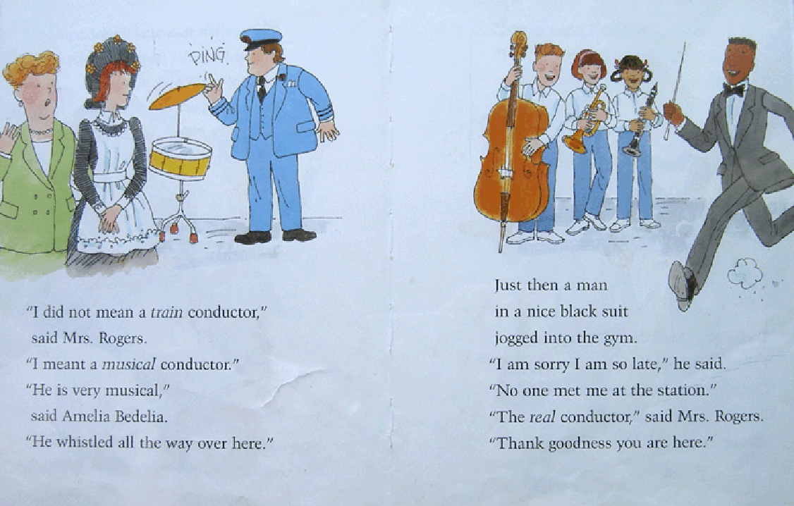 糊涂的女佣系列英文绘本Amelia Bedelia music.pdf，第3页预览
