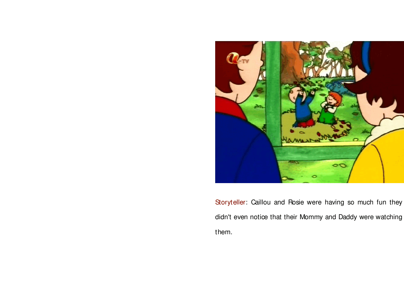 卡由英文绘本Caillou rakes the leaves.pdf,第3页预览