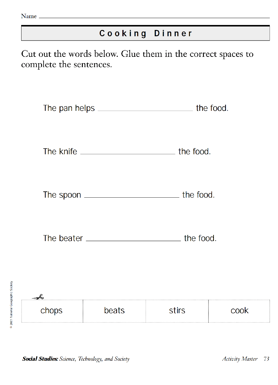 国家地理少儿百科提高级Early05 Cooking Dinner 教学指导.pdf,第4页预览