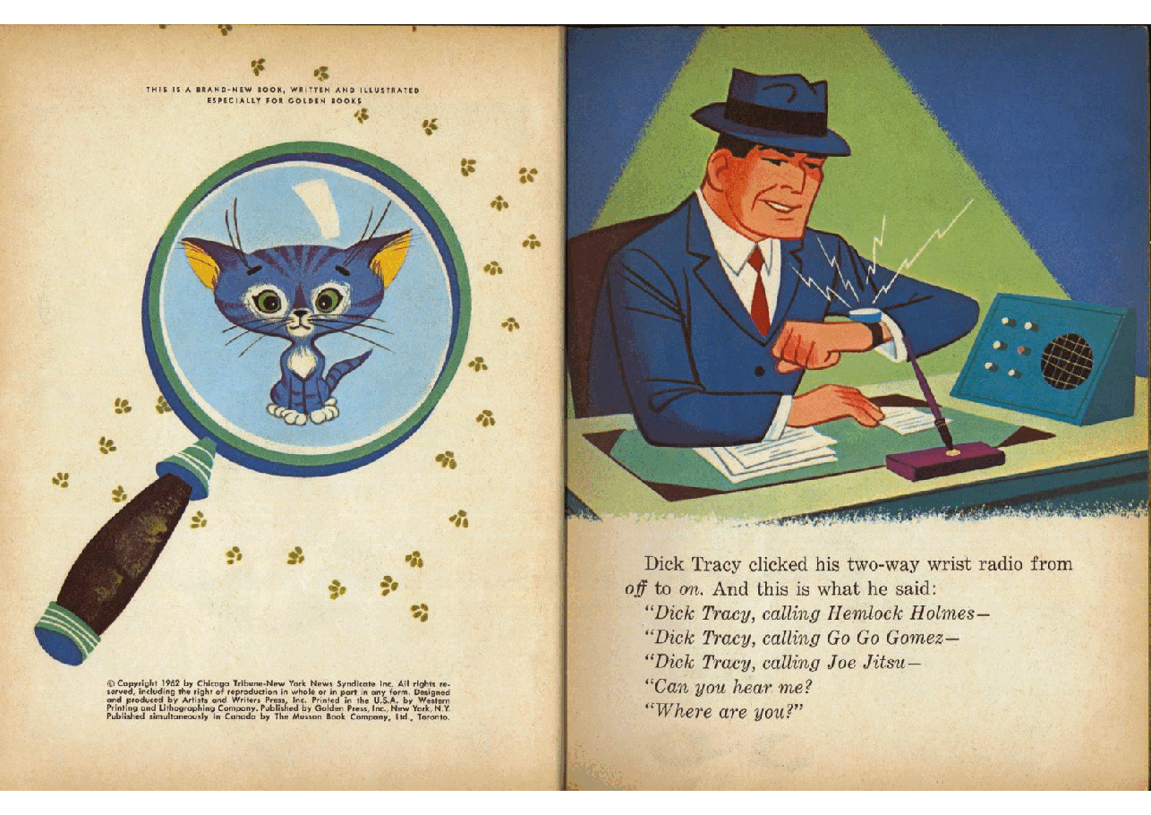名家精选英语绘本Little Golden Book 0497 - Dick Tracy (1962) (Freckled Derelict).pdf,第3页预览