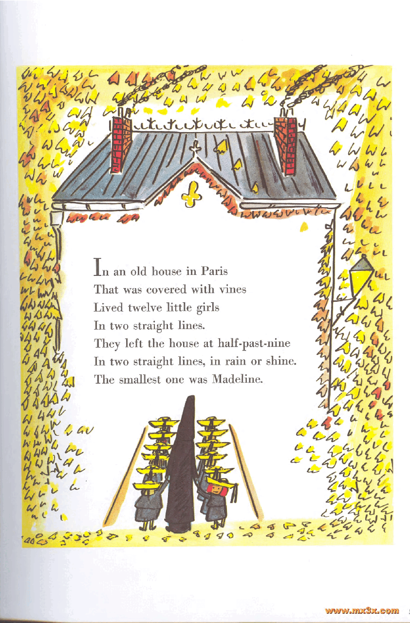 Madeline精选凯迪克大奖绘本玛德琳系列02 Madeline and the Bad Hat 调皮小坏蛋.pdf,第4页预览