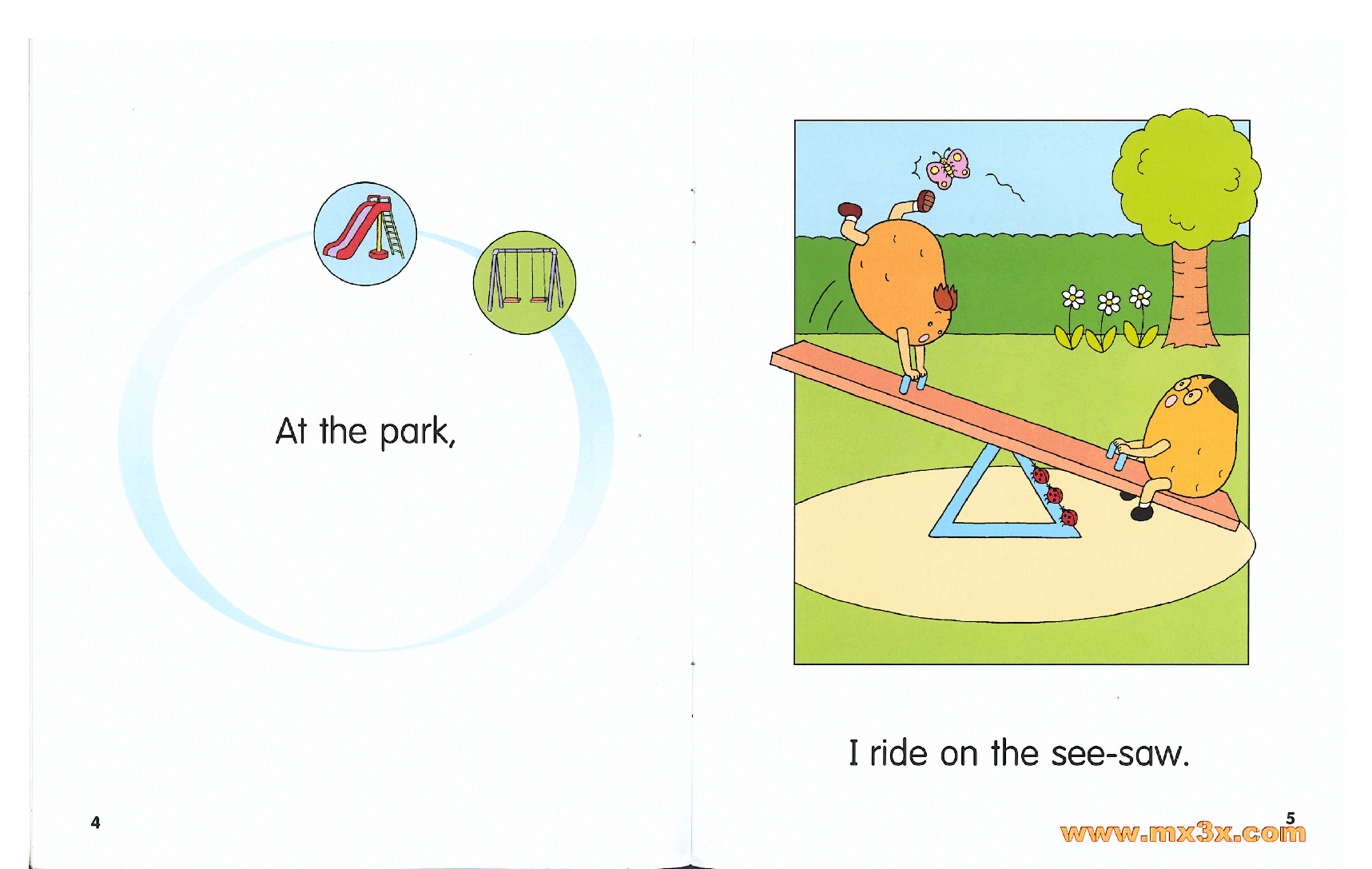 牛津马铃薯小子英文绘本Potato Pals 1C-at park.pdf,第4页预览