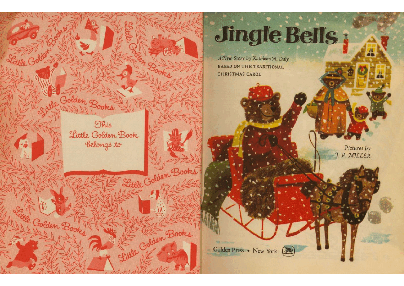 名家精选英语绘本Little Golden Book 0458-9 - Jingle Bells (1964) (2 covers) (goldengems).pdf,第3页预览