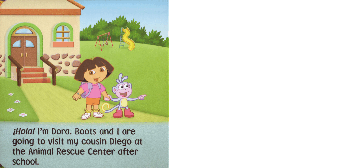 36本爱探险的朵拉英文绘本Dora Goes for a Ride (2004.Simon Spotlight-Nick Jr.) (Brainiac).pdf，第4页预览