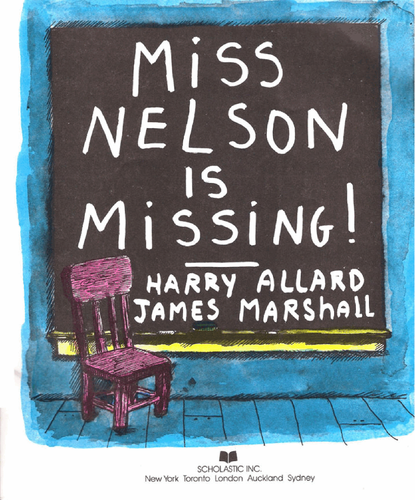 世界TOP50初级启蒙绘本Miss Nelson is Missing!_pdf.pdf,第3页预览