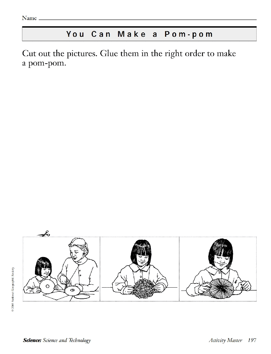 国家地理少儿百科入门级Emergent21 You Can Make a Pom-pom 教学指导.pdf,第4页预览