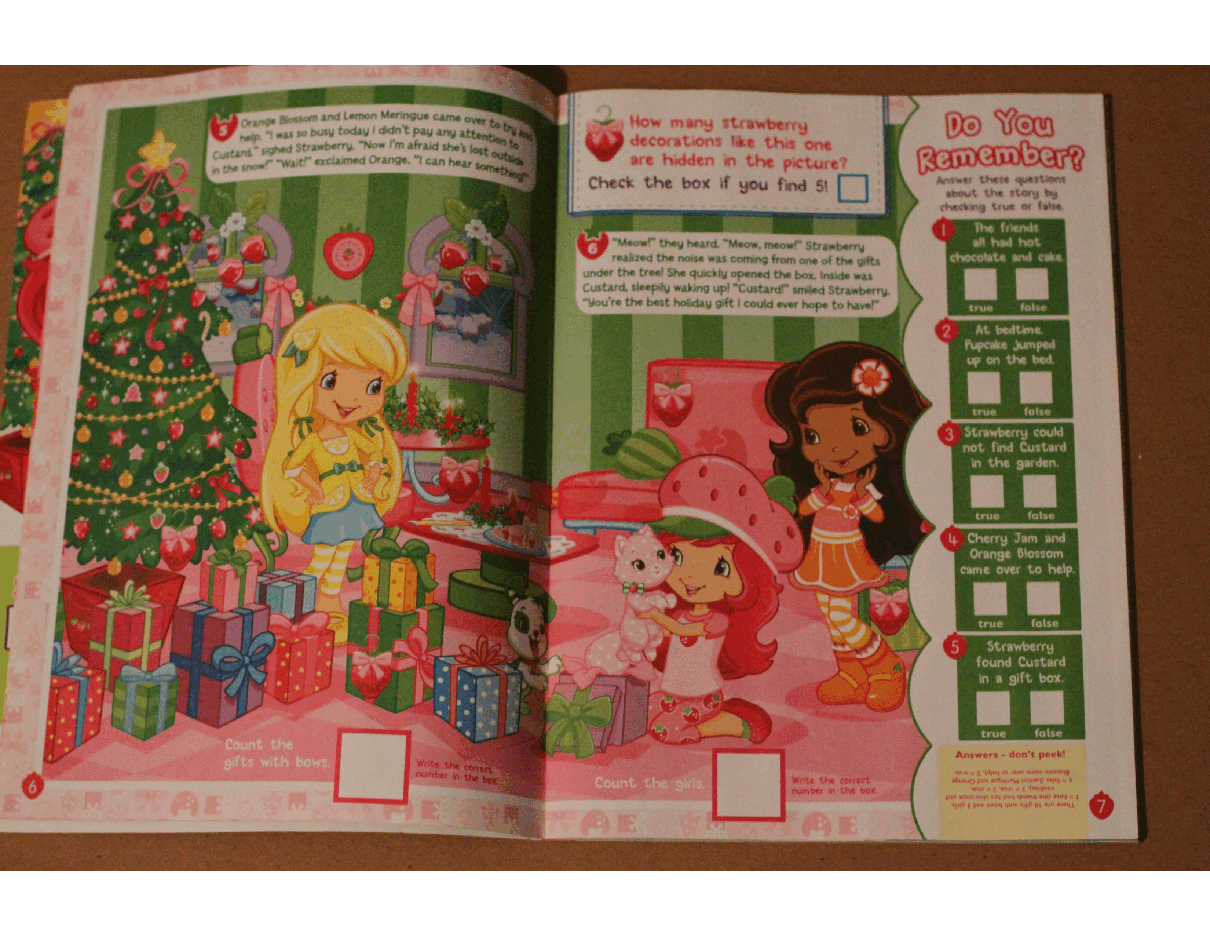 36本爱探险的朵拉英文绘本Strawberry Shortcake Maga2012.pdf,第4页预览