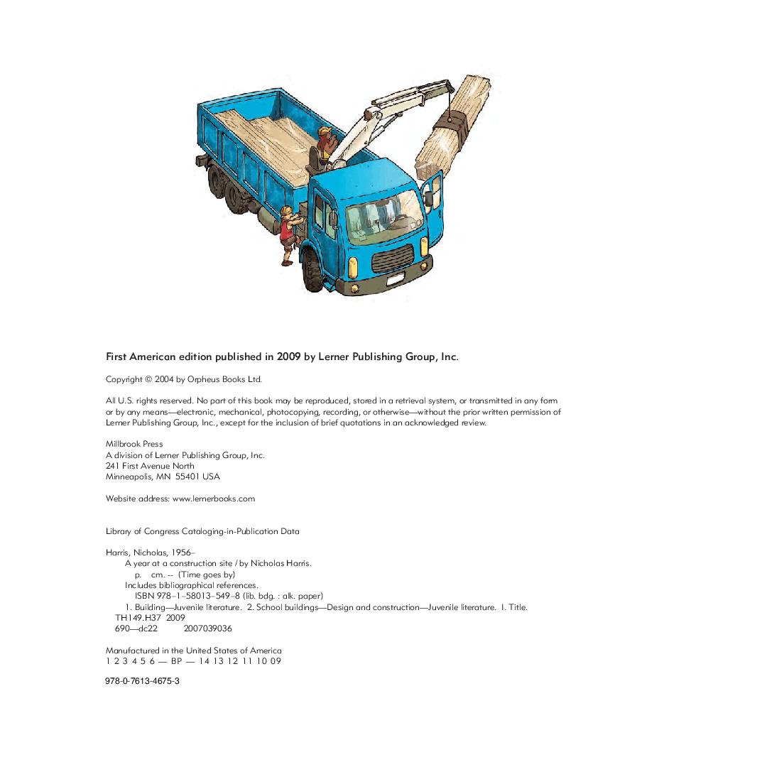 时间的流转英语绘本A Year at a Construction Site.pdf,第4页预览