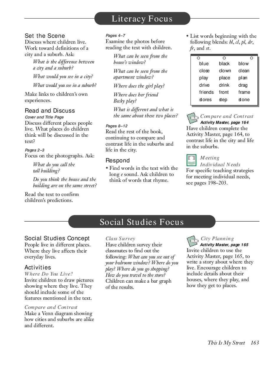 国家地理百科流利级英文绘本Fluent01 this is my street 教学指导.pdf,第2页预览