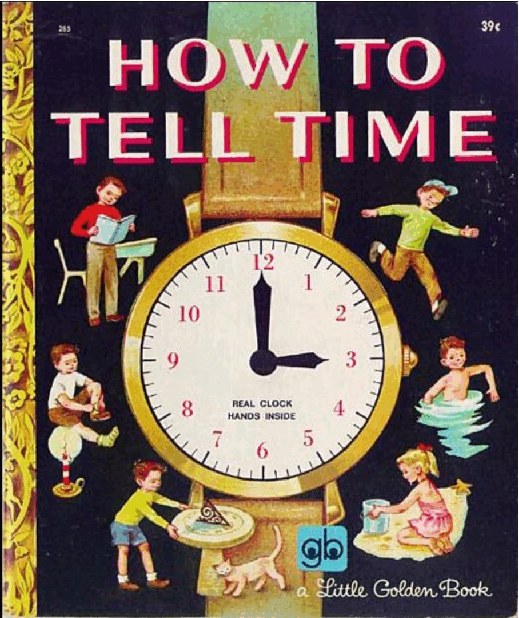 英语绘本A little Golden Books How To Tell Time.pdf,第1页预览