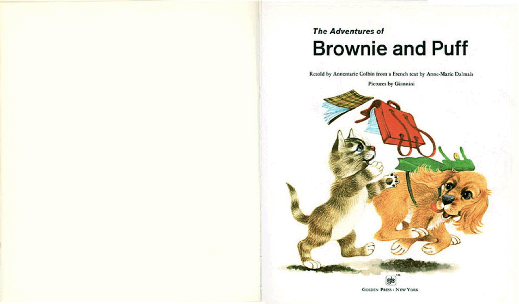 英语绘本A little Golden Books The Adventure of Brownie and Puff.pdf,第3页预览
