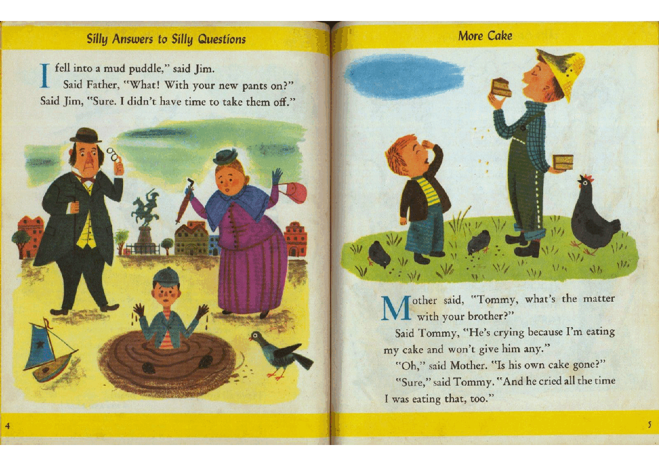 名家精选英语绘本Little Golden Book 0074 - The Little Golden Funny Book (1950) (Freckled Derelict).pdf,第4页预览