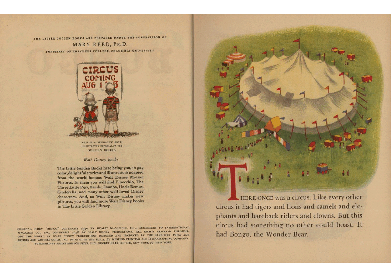 名家精选英语绘本A Little Golden Book D009 - Walt Disney's Bongo (1948) (goldengems).pdf,第3页预览
