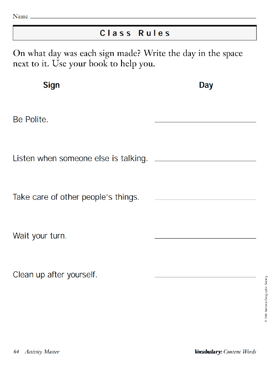 国家地理少儿百科提高级Early18 Class Rules 教学指导.pdf,第3页预览