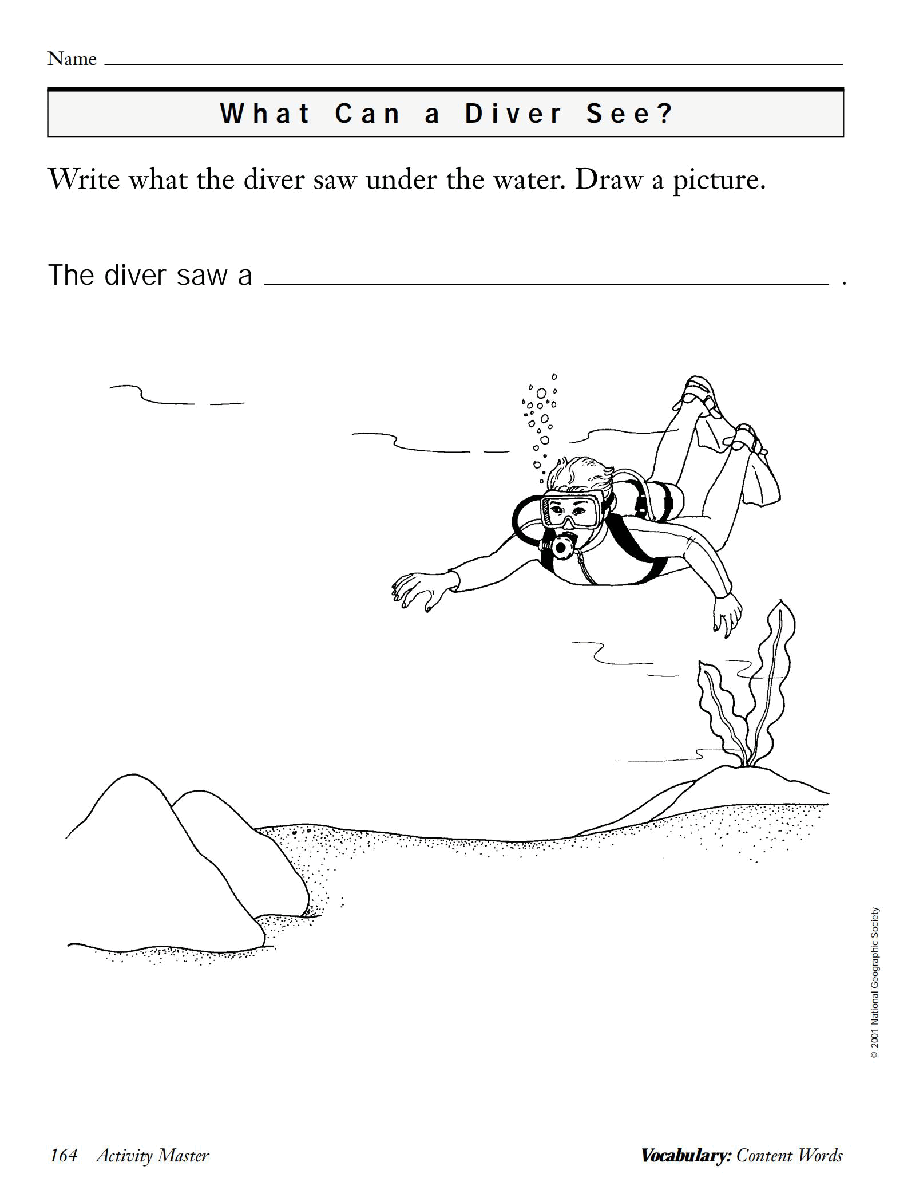 国家地理少儿百科入门级Emergent01 what can a diver see 教学指导.pdf，第3页预览
