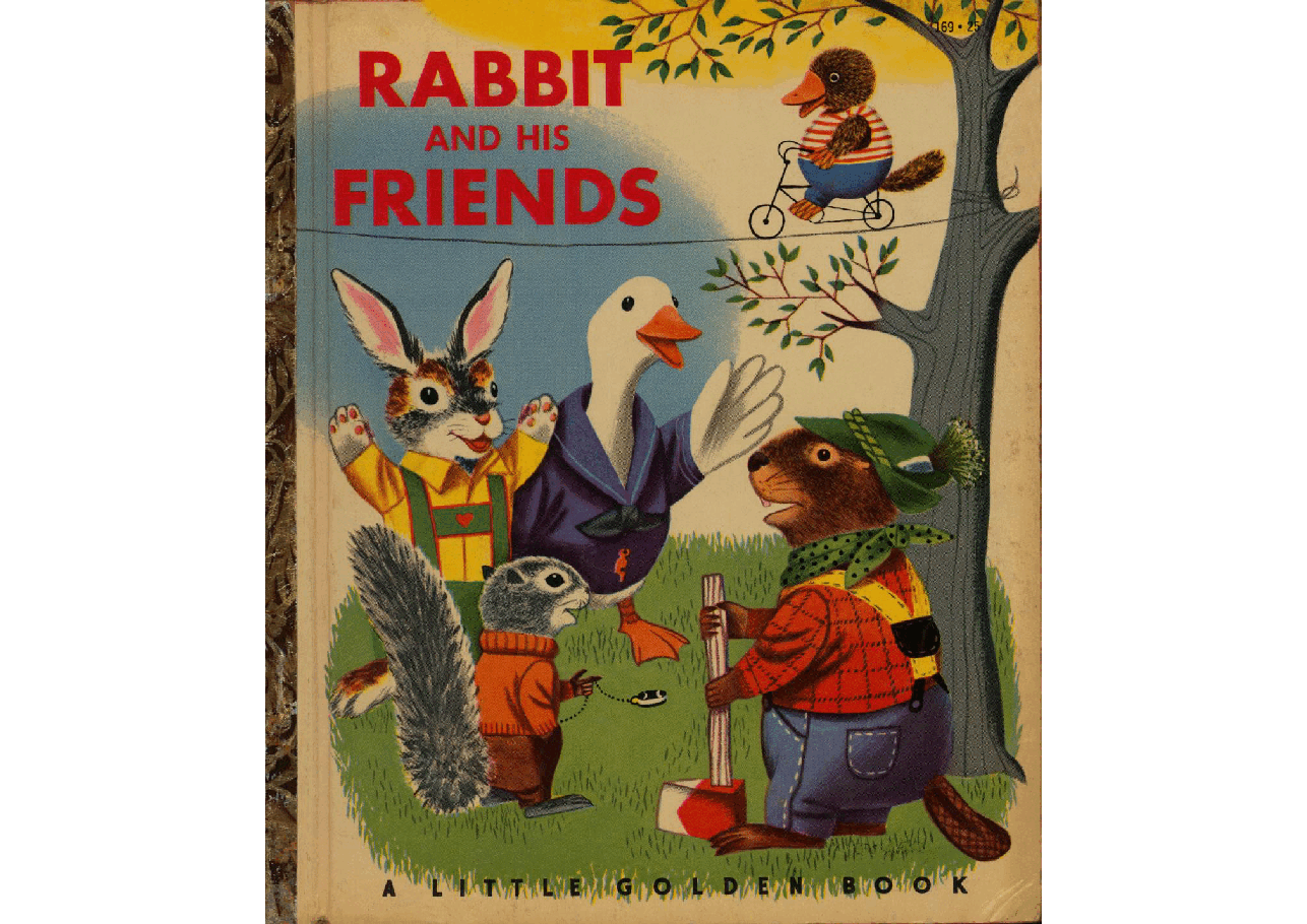 名家精选英语绘本Little Golden Book 0169 - Rabbit and his Friends (1953) (Richard Scarry) (goldengems).pdf,第1页预览