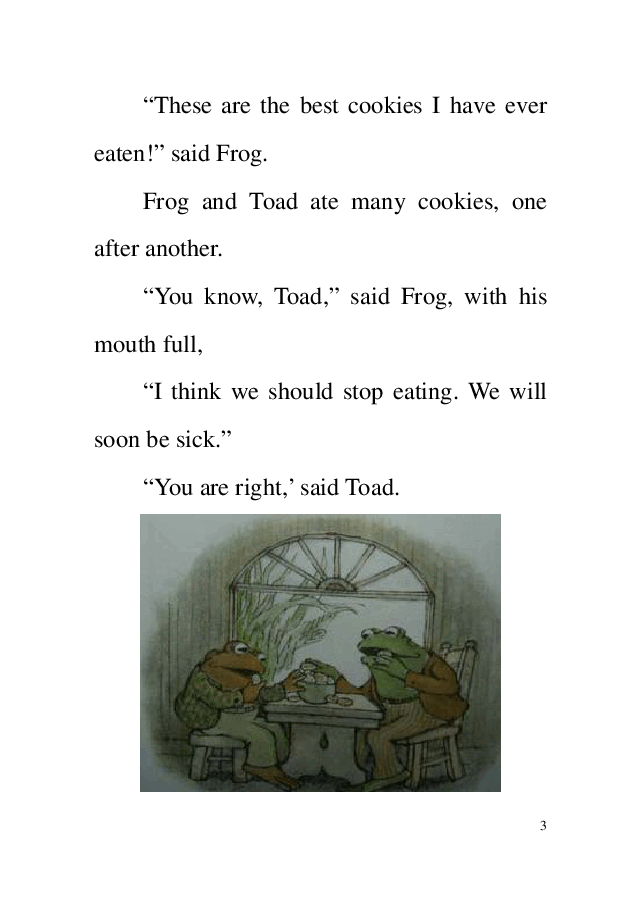 20本青蛙和蟾蜍英文绘本13 Cookies.pdf,第3页预览