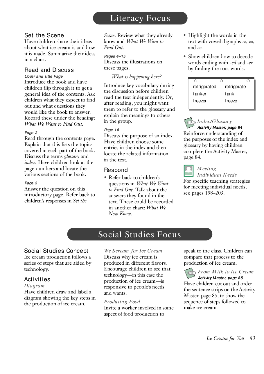 国家地理百科流利级英文绘本Fluent07 ice cream for you 教学指导.pdf，第2页预览