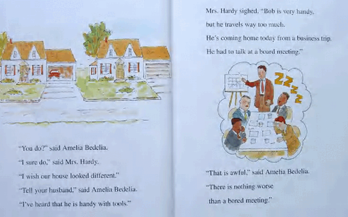 糊涂的女佣系列英文绘本Amelia Bedelia under construction.pdf,第2页预览