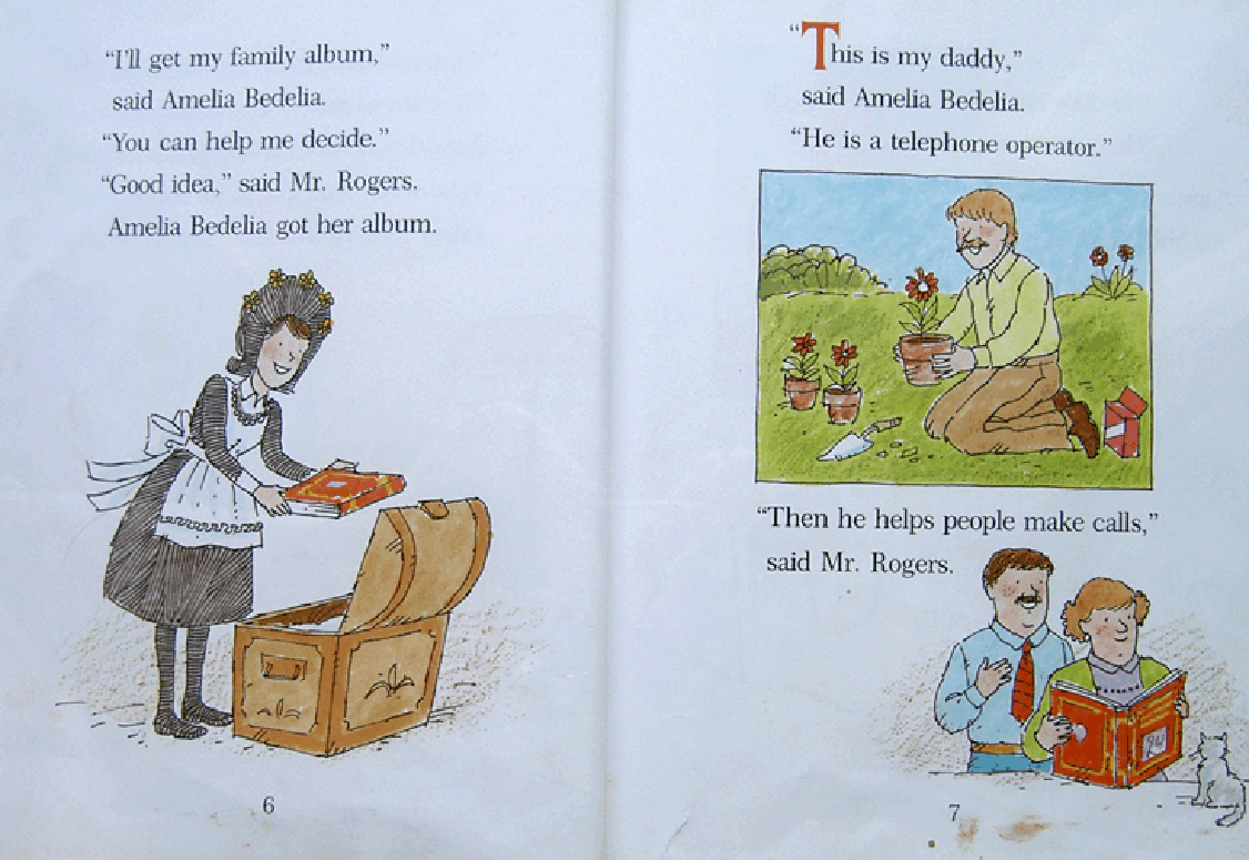 糊涂的女佣系列英文绘本Amelia Bedelia Album.pdf,第2页预览