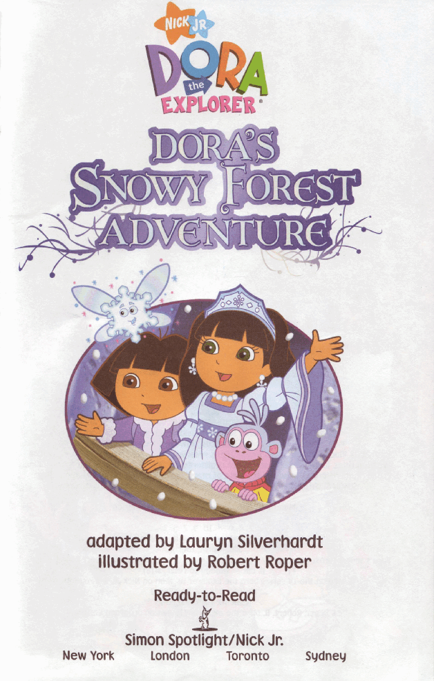 36本爱探险的朵拉英文绘本Dora's snowy forest adventure (2008.Simon Spotlight-Nick Jr.) (Brainiac).pdf，第3页预览