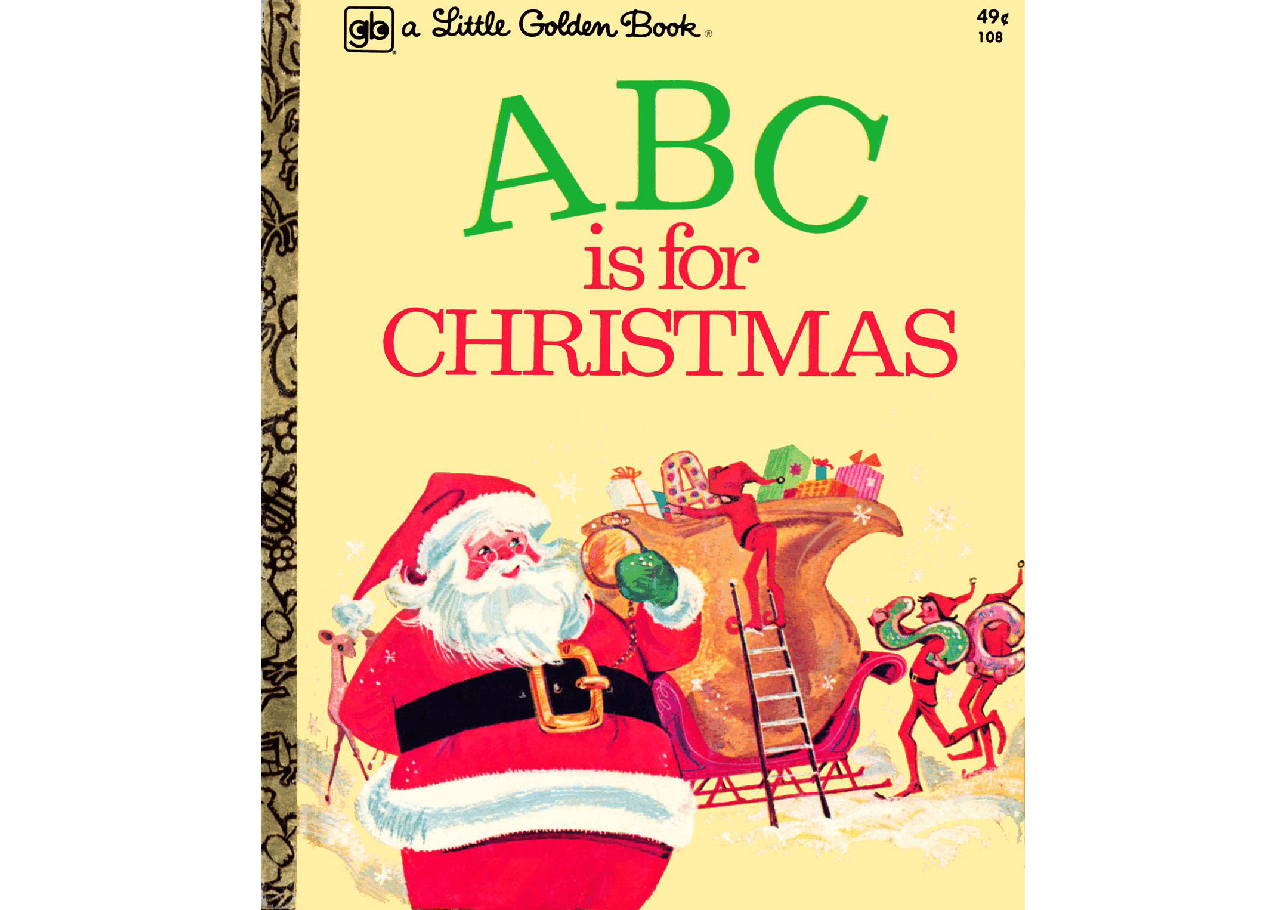 名家精选英语绘本Little Golden Book 0108 ABC Is For Christmas (1975).pdf,第1页预览