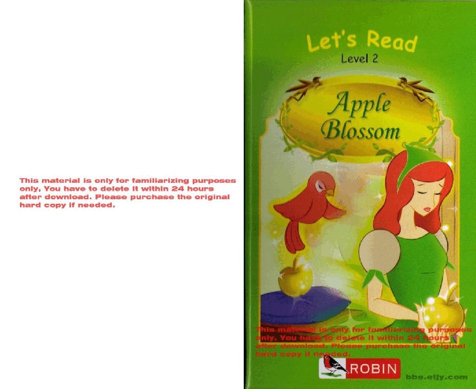 启蒙英语绘本apple blossom.pdf,第1页预览