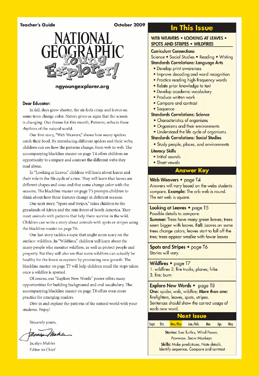 美国国家地理幼儿版teacher-guide.pdf,第1页预览