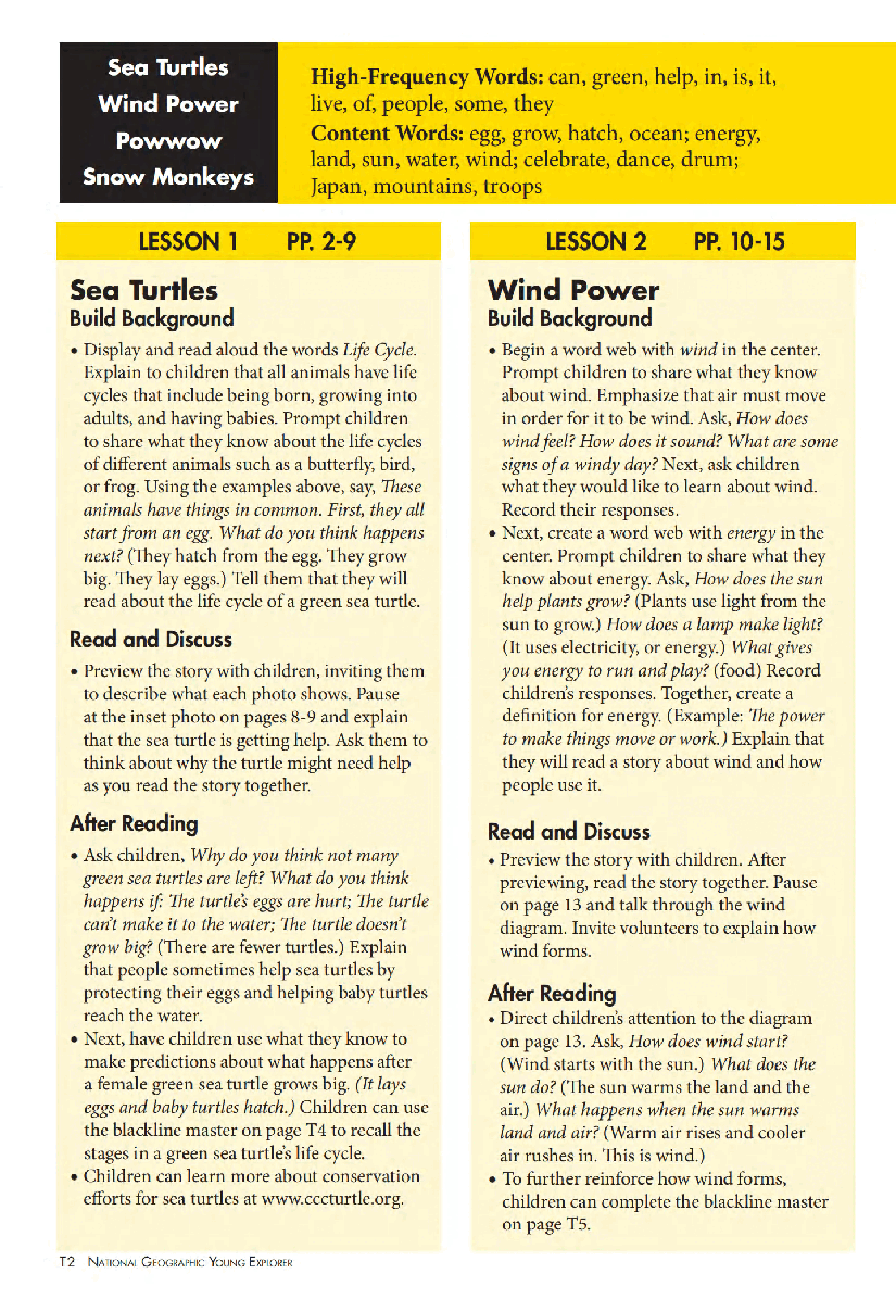 美国国家地理幼儿版teacher-guide(1).pdf,第2页预览