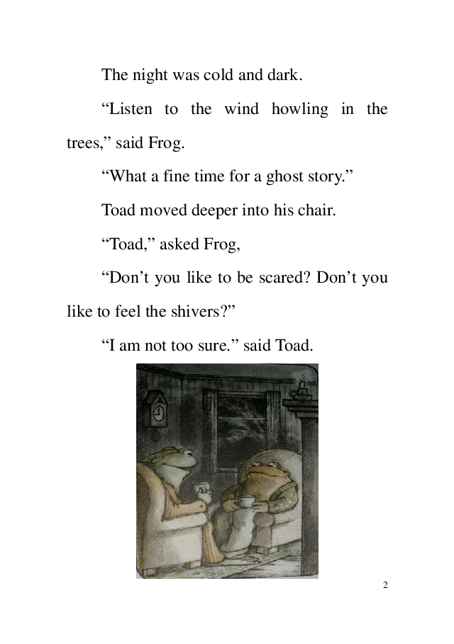 20本青蛙和蟾蜍英文绘本18 Shivers.pdf,第2页预览