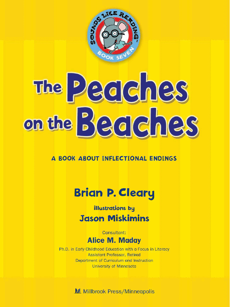 高清彩绘英文原版绘本The Peaches on the Beaches.pdf,第3页预览