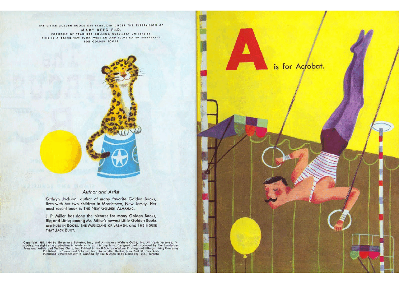 名家精选英语绘本The Circus ABC (1955) (Little Golden Book) (goldengems).pdf,第3页预览