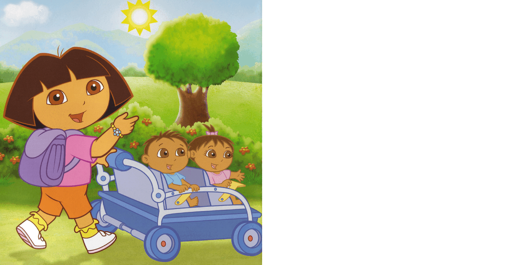 36本爱探险的朵拉英文绘本Dora's Magic Watering Can (2008.Scholastic) (Brainiac).pdf,第4页预览