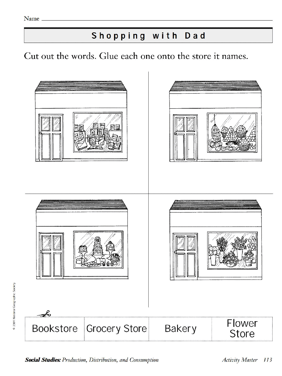 国家地理少儿百科入门级Emergent09 shopping with dad 教学指导.pdf,第4页预览
