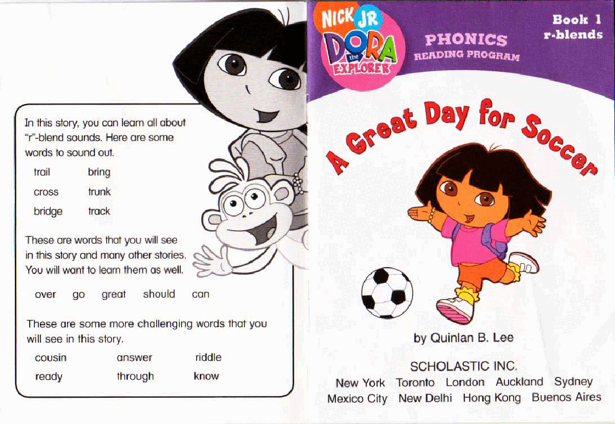 36本爱探险的朵拉英文绘本a great day for sosser.pdf,第2页预览