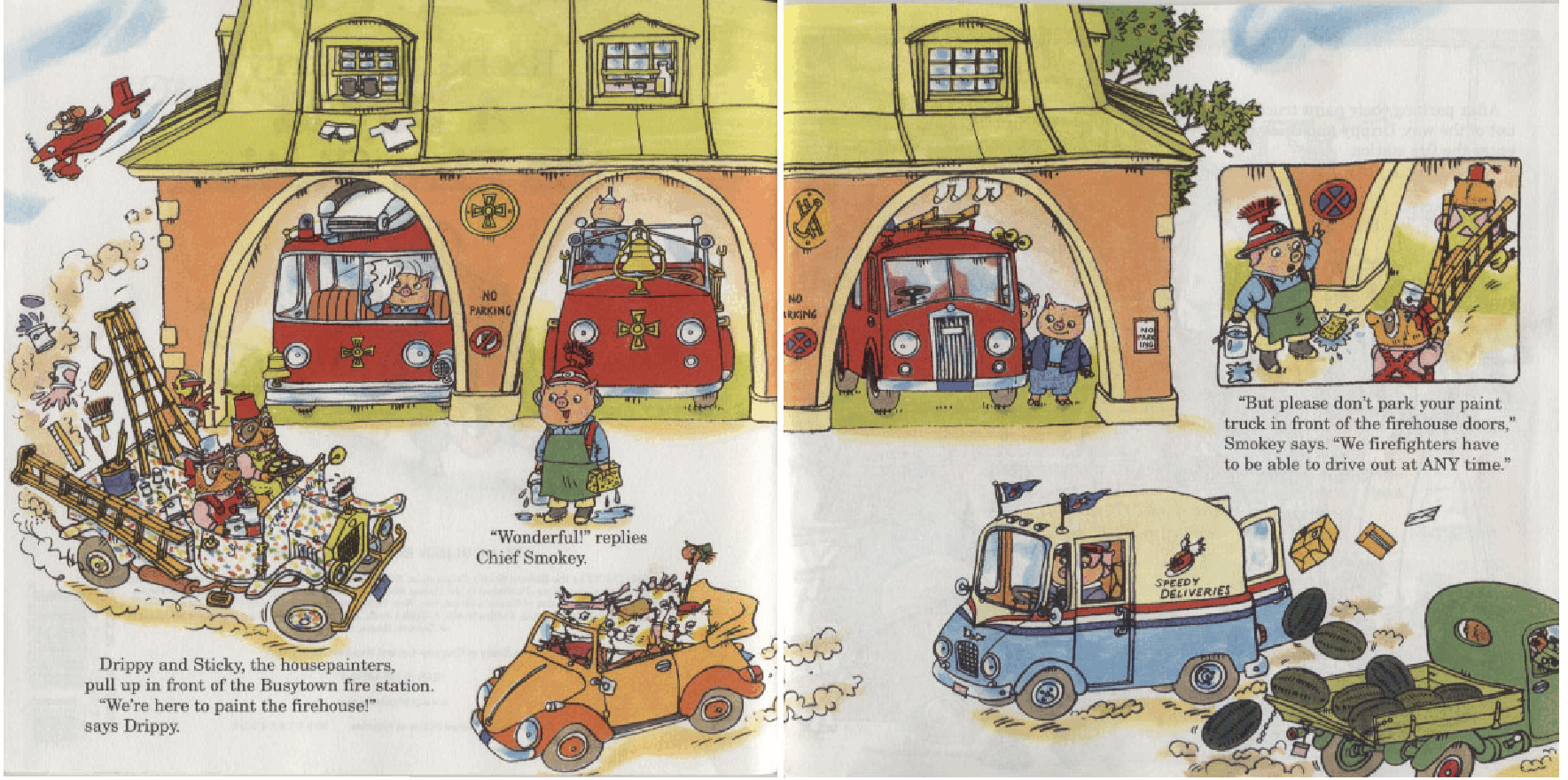 理查德斯凯瑞忙忙碌碌镇系列绘本16册[Richard_Scarry]A Day at the Fire Station.pdf，第2页预览