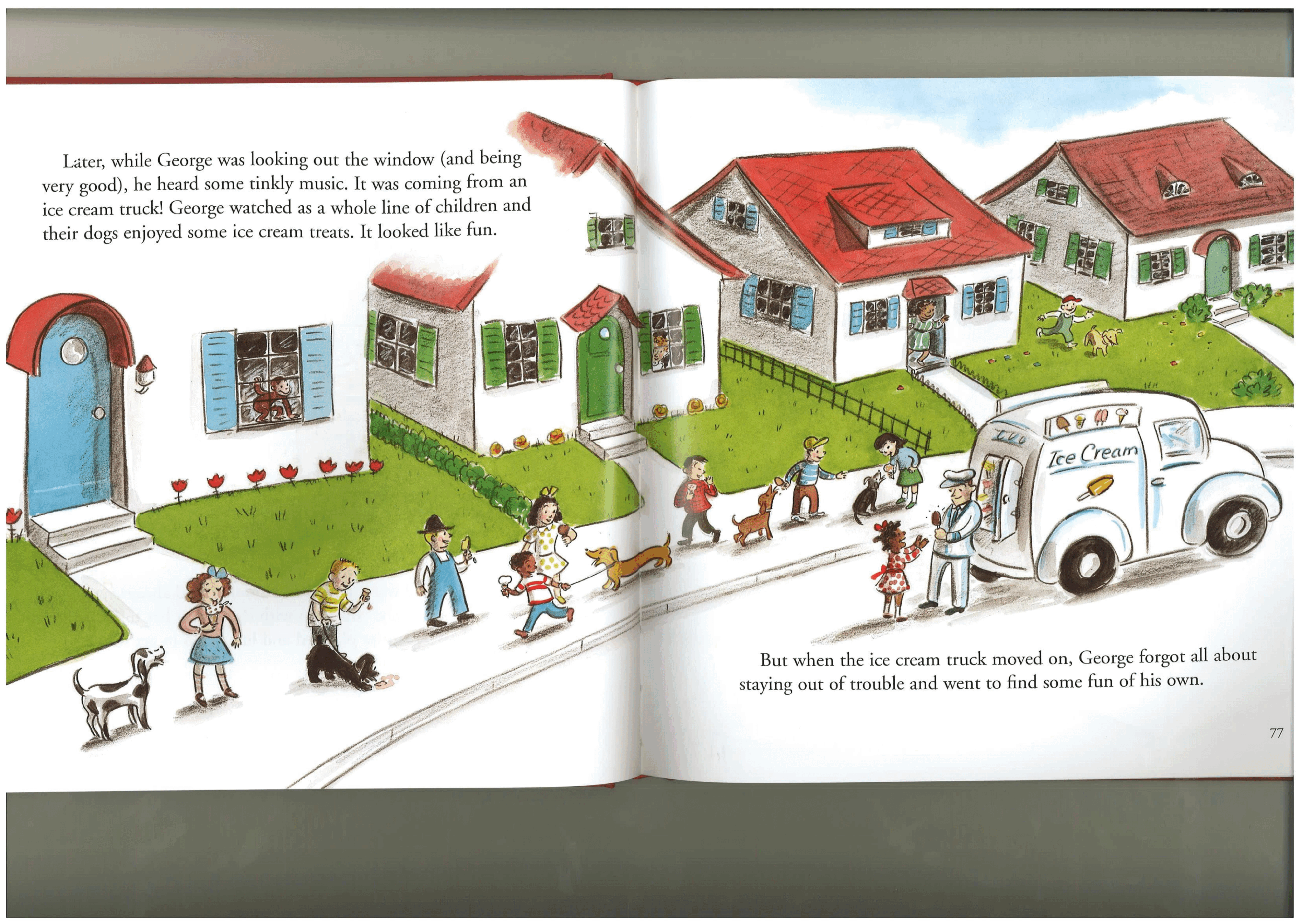 好奇的乔治英文绘本系列Curious George and the Birthday Surprise.pdf，第3页预览