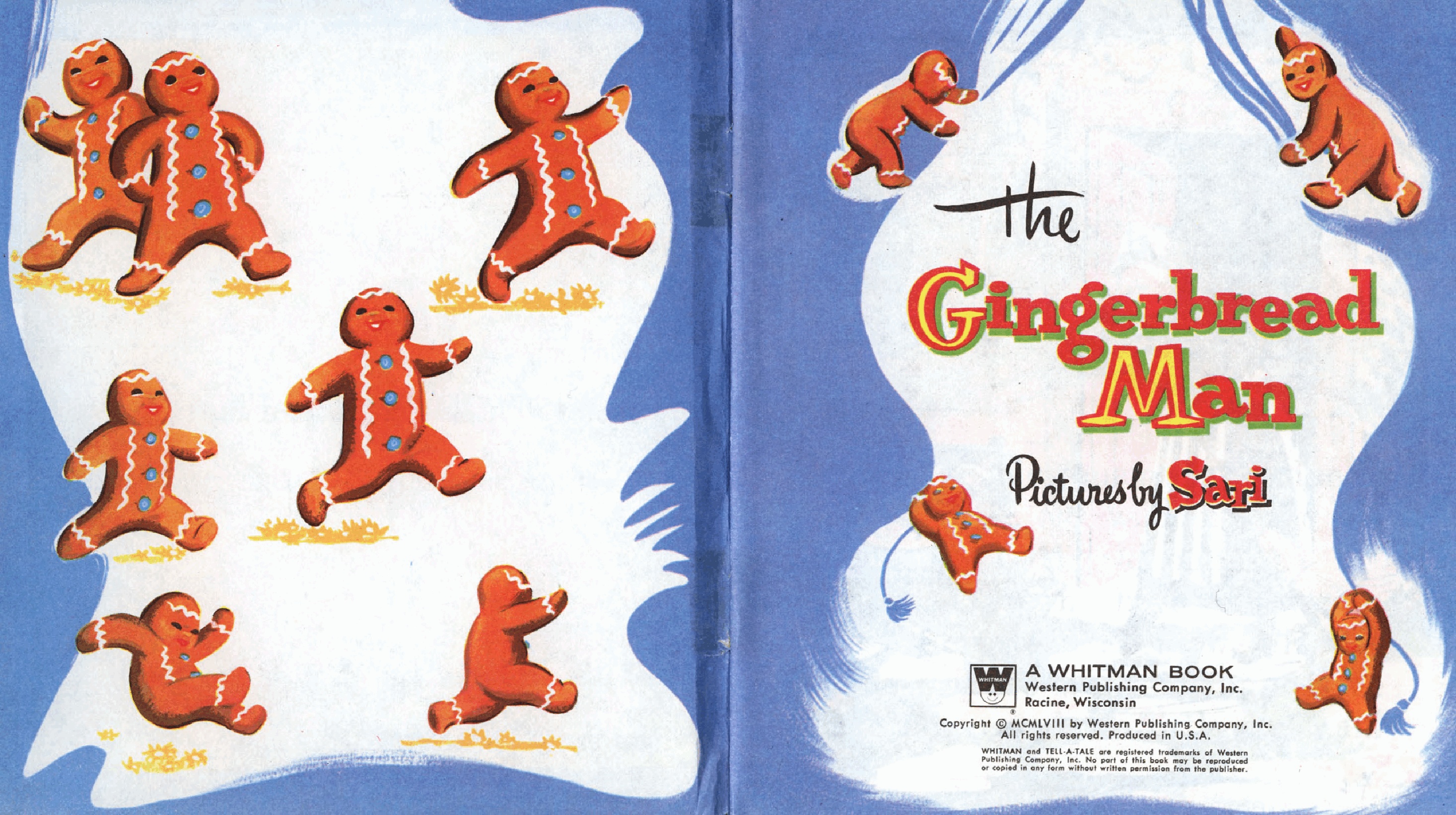 英语绘本A little Golden Books Gingerbread Man姜饼人.pdf,第2页预览