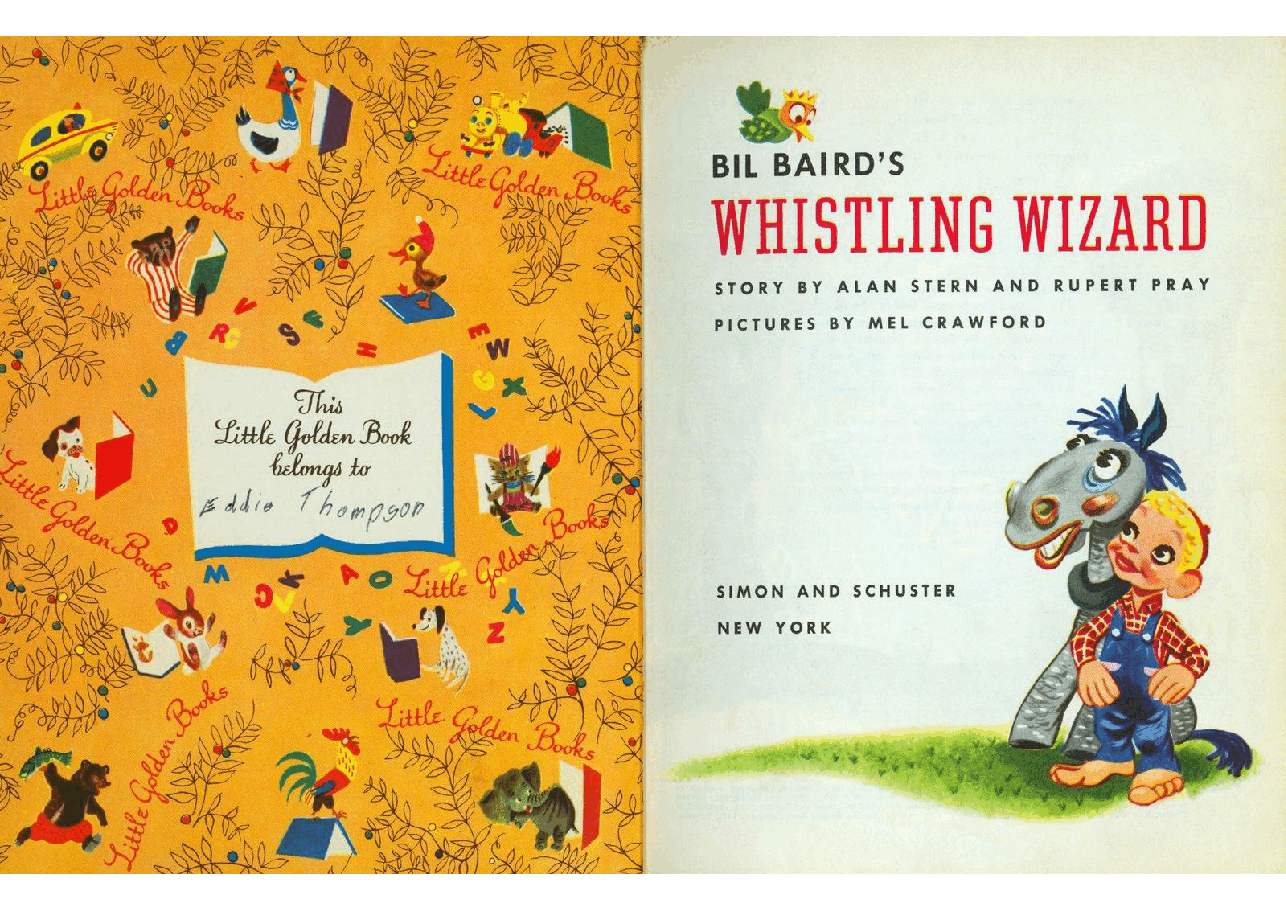 名家精选英语绘本Little Golden Book 0132 - Bil Baid's Whistling Wizard (1952) (goldengems).pdf,第2页预览