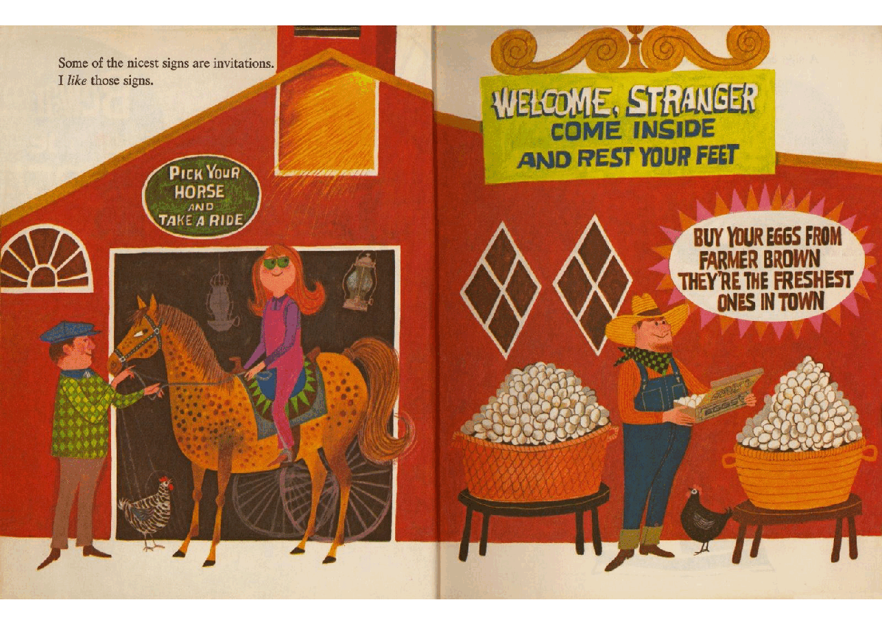 名家精选英语绘本Little Golden Book 0105 - Never Pat a Bear - A Book About Signs (1971) (goldengems).pdf,第4页预览