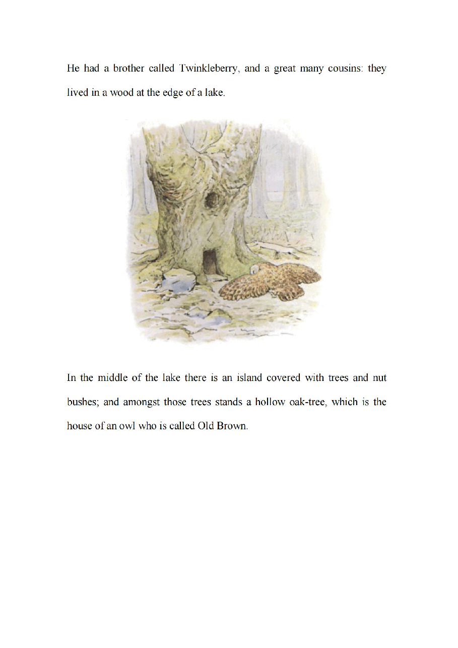 彼得兔系列英语绘本The Tale of Squirrel Nutkin.pdf,第3页预览