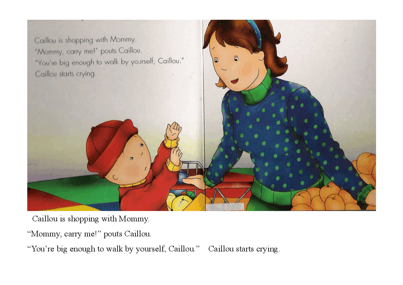 卡由英文绘本Caillou-A Visit to the Doctor.pdf,第2页预览