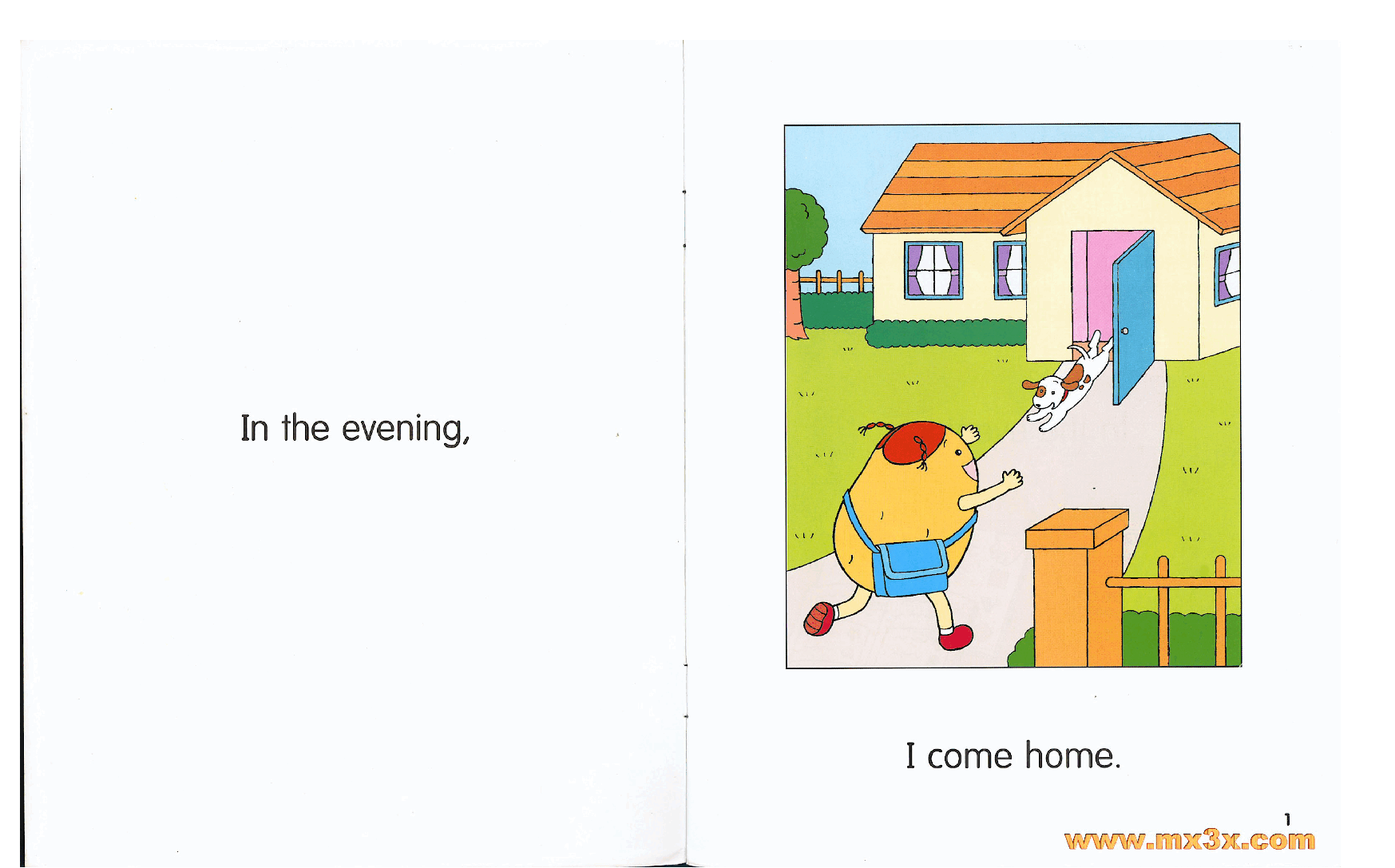 牛津马铃薯小子英文绘本Potato Pals 1F-in the evening.pdf,第2页预览