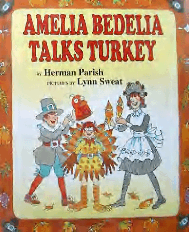 糊涂的女佣系列英文绘本Amelia Bedelia Talks Turkey.pdf,第1页预览