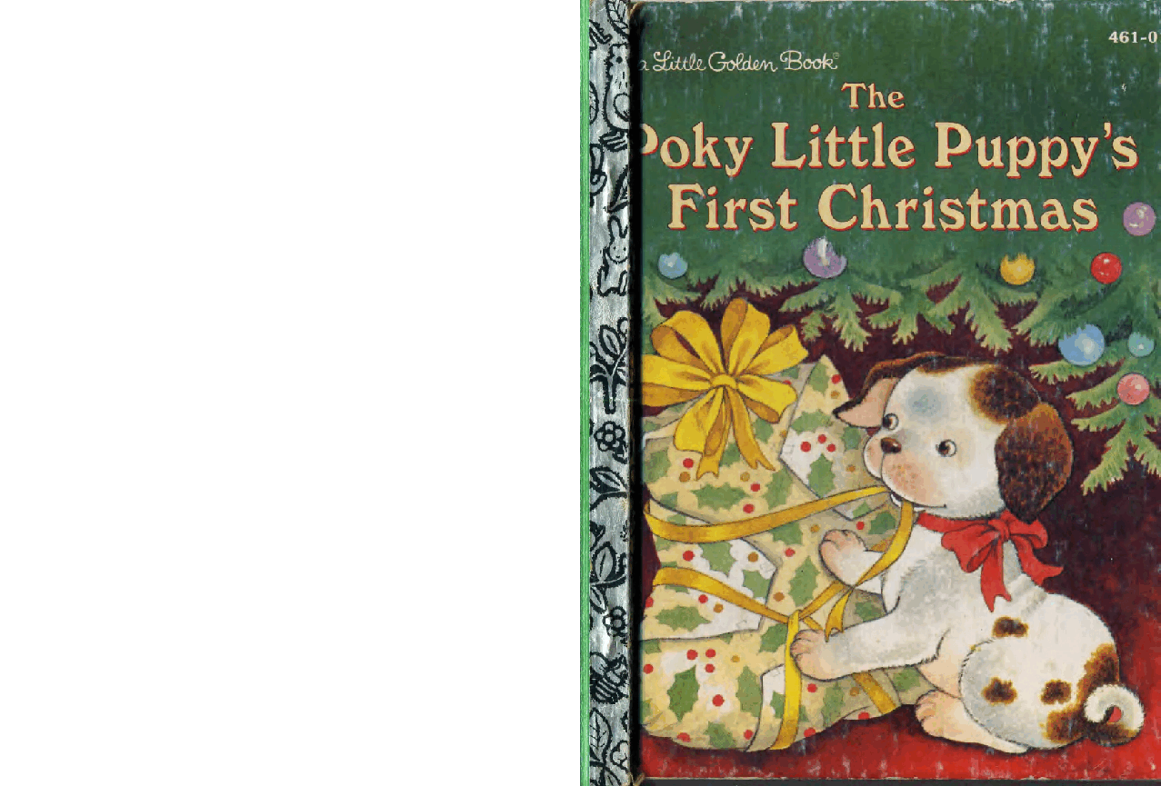 英语绘本A little Golden Books Poky Little Puppy‘s First Christmas.pdf,第1页预览
