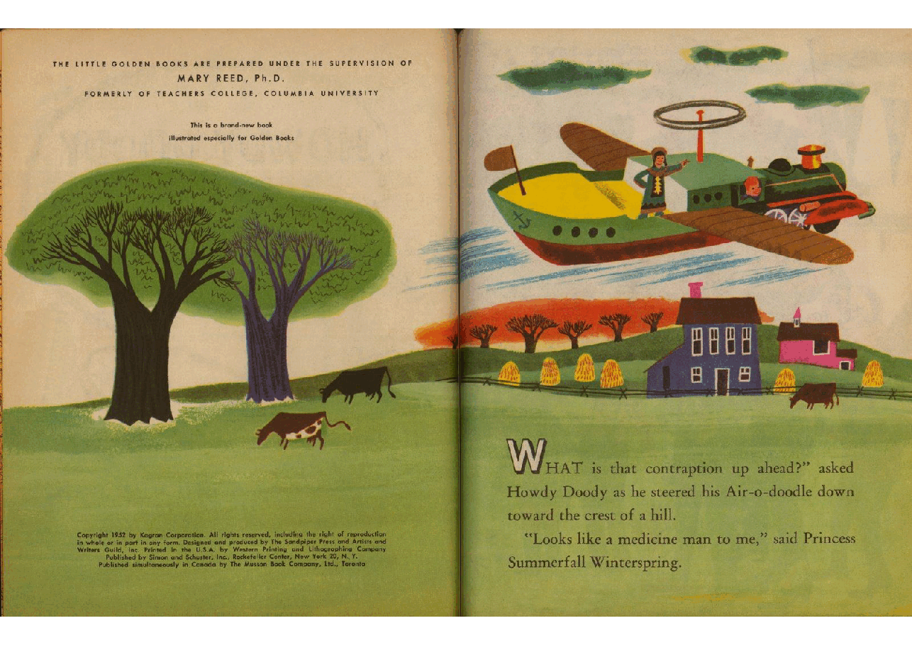 名家精选英语绘本Little Golden Book 0135 - Howdy Doody and the Princess (1952) (goldengems).pdf,第3页预览