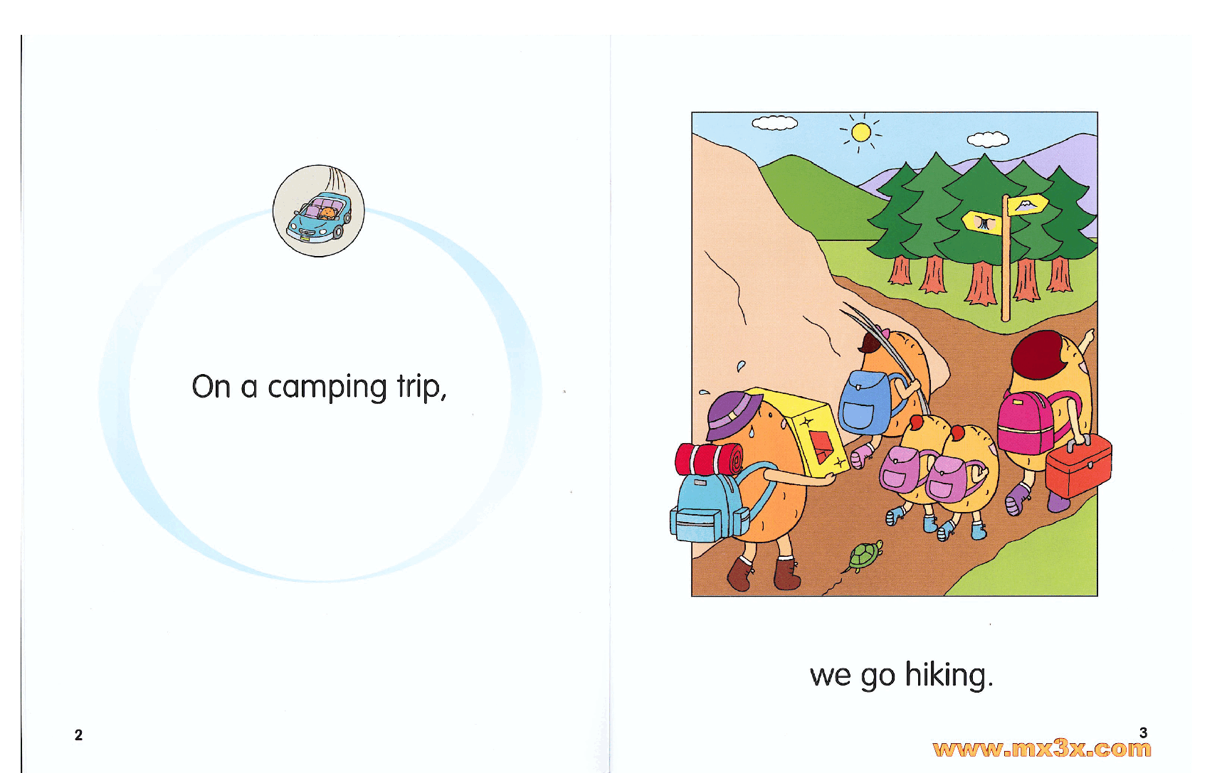 牛津马铃薯小子英文绘本Potato Pals 2B-On a Camping trip.pdf,第3页预览