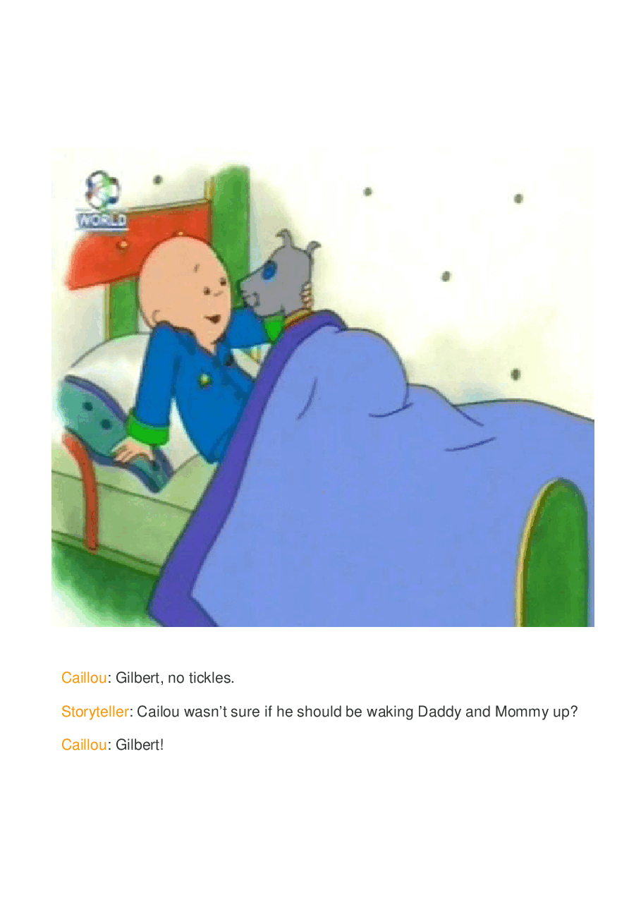 卡由英文绘本Caillou all in a day's work.pdf,第2页预览