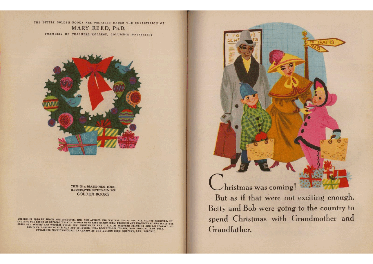 名家精选英语绘本Little Golden Book 0095 - Christmas In The Country (1950) (goldengems).pdf,第3页预览